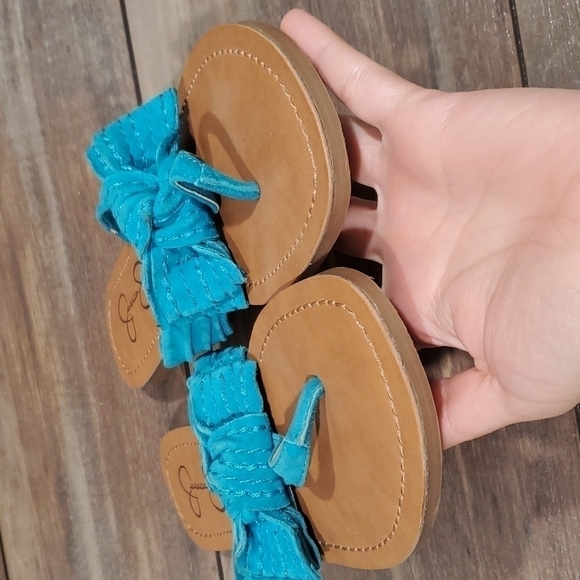 Jessica Simpson Womens Jumba thong flip flop flats sandals sz 7.5B - Picture 3 of 12